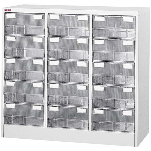 山金工業　アレンジャー　Ｂ４判プラスチック引出し　超深型５段　３列　９４７×４０１×８８０ｍｍ　Ｂ４ＰＴ－３０５Ｎ　１台1