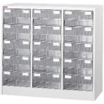 山金工業 アレンジャー B4判プラスチック引出し 超深型5段 3列 947×401×880mm B4PT-305N 1台