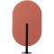 コクヨ　リーフィー　単品置きタイプ　９００×１６００ｍｍ　パネル：コーラルオレンジ／ネオオレンジ　脚：ブラック　ＰＬＦ－Ｐ０９１６Ｃ－６Ａ０ＸＡＰ１　１台