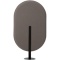 コクヨ　リーフィー　単品置きタイプ　９００×１６００ｍｍ　パネル：セピア／ダークブラウン　脚：ブラック　ＰＬＦ－Ｐ０９１６Ｃ－６ＡＡＮＭ５１　１台