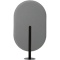 コクヨ　リーフィー　単品置きタイプ　９００×１６００ｍｍ　パネル：ミディアムグレー／ディムグレー　脚：ブラック　ＰＬＦ－Ｐ０９１６Ｃ－６ＡＥＢＥＣ１　１台