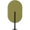 コクヨ　リーフィー　単品置きタイプ　９００×１８００ｍｍ　パネル：ネオモスグリーン／ダークフォレスト　脚：ブラック　ＰＬＦ－Ｐ０９１８Ｃ－６Ａ２ＭＬＫ１　１台