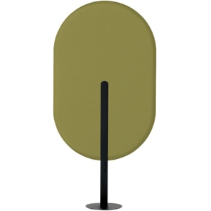 コクヨ　リーフィー　単品置きタイプ　９００×１８００ｍｍ　パネル：ネオモスグリーン／ダークフォレスト　脚：ブラック　ＰＬＦ－Ｐ０９１８Ｃ－６Ａ２ＭＬＫ１　１台1