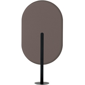 コクヨ　リーフィー　単品置きタイプ　９００×１８００ｍｍ　パネル：セピア／ダークブラウン　脚：ブラック　ＰＬＦ－Ｐ０９１８Ｃ－６ＡＡＮＭ５１　１台