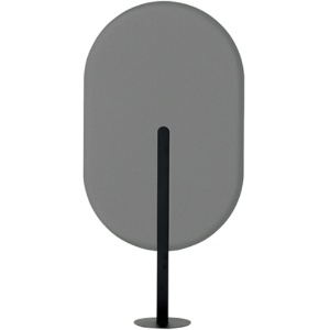 コクヨ　リーフィー　単品置きタイプ　９００×１８００ｍｍ　パネル：ミディアムグレー／ディムグレー　脚：ブラック　ＰＬＦ－Ｐ０９１８Ｃ－６ＡＥＢＥＣ１　１台1