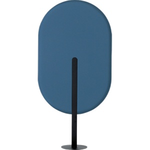コクヨ　リーフィー　単品置きタイプ　９００×１８００ｍｍ　パネル：デニムブルー／ナイトブルー　脚：ブラック　ＰＬＦ－Ｐ０９１８Ｃ－６ＡＴＢ５Ｊ１　１台1
