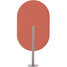 コクヨ　リーフィー　単品置きタイプ　９００×１８００ｍｍ　パネル：コーラルオレンジ／ネオオレンジ　脚：ミディアムグレージュ　ＰＬＦ－Ｐ０９１８Ｃ－ＭＡ０ＸＡＰ１　１台