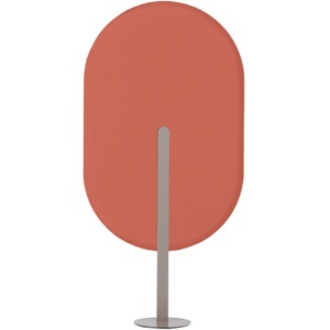 コクヨ　リーフィー　単品置きタイプ　９００×１８００ｍｍ　パネル：コーラルオレンジ／ネオオレンジ　脚：ミディアムグレージュ　ＰＬＦ－Ｐ０９１８Ｃ－ＭＡ０ＸＡＰ１　１台1