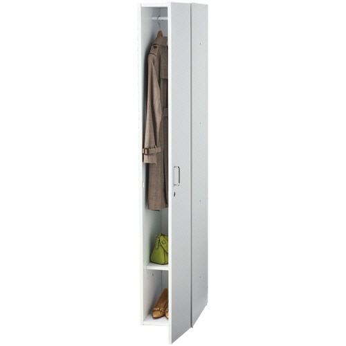 木製ロッカー　ハイタイプ　幅３００×奥行５２０×高さ１８００ｍｍ　ホワイト　１台3