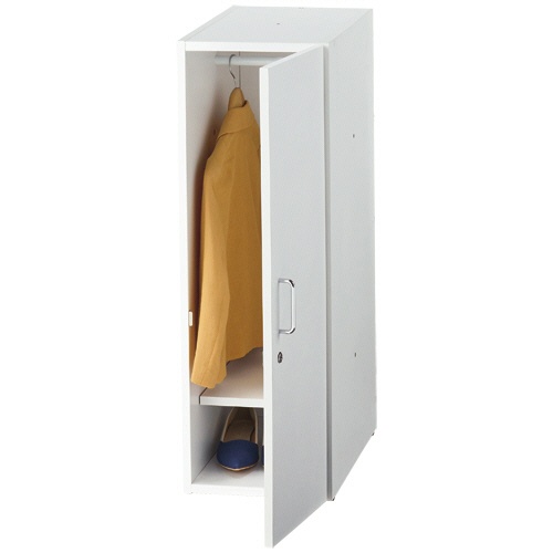 木製ロッカー　ミドルタイプ　幅３００×奥行５２０×高さ９００ｍｍ　ホワイト　１台3