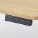 ＹＡＭＡＺＥＮ　メモリー付　電動昇降デスクスリム　幅１２００×奥行５００×高さ７１０－１１７０ｍｍ　脚：ブラック　天板：ウッドナチュラル　ＥＬＤ－Ｓ１２５０（ＷＮ／ＭＢＫ）　１台2