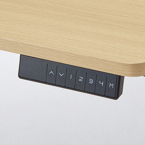 ＹＡＭＡＺＥＮ　メモリー付　電動昇降デスクスリム　幅１２００×奥行５００×高さ７１０－１１７０ｍｍ　脚：ホワイト　天板：ダークブラウン　ＥＬＤ－Ｓ１２５０（ＤＢＲ／ＭＷＨ）　１台2