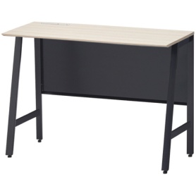 オカムラ　ＶＩＬＬＡＧＥ　ＶＤ－Ａハイテーブル　幅１２００×奥行６００×高さ１０００ｍｍ　天板：ライトオーク　脚：ブラック　８ＶＡ６２Ｓ－ＭＦＤ５　１台