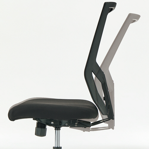 たのめーる】YAMAZEN FIT WORK BCワークチェア ブラック BCM-46