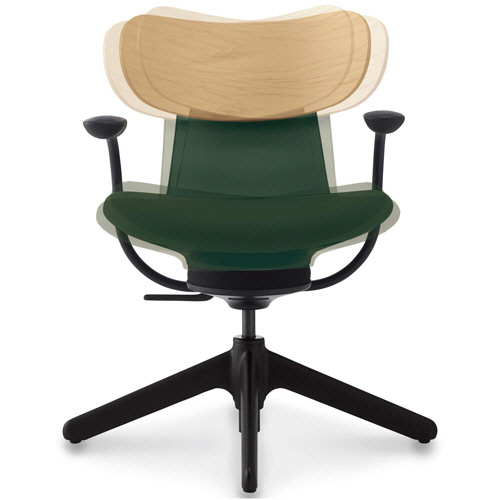 たのめーる】コクヨ ingLIFE 背合板タイプ ミディアムアッシュ 4