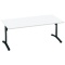 コクヨ　ＶＩＥＮＡ（ビエナ）　テーブル　フラップタイプ　角形天板　Ｔ字脚　１８００×９００×７２０ｍｍ　ホワイト／ブラック　ＭＴ－Ｖ１８９ＦＥ６ＡＭＡＷ　１台