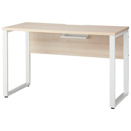 ＡＬｅｔｔｏ（アレット）　平デスク　幅１２００×奥行６００×高さ７２０ｍｍ　脚：ホワイト　天板：ライトウッド　１台1