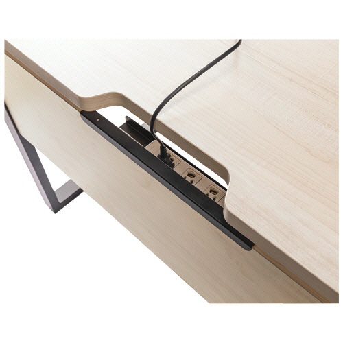 ＡＬｅｔｔｏ（アレット）　平デスク　幅１２００×奥行６００×高さ７２０ｍｍ　脚：ホワイト　天板：ライトウッド　１台4