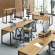 ＡＬｅｔｔｏ（アレット）　サイドデスク　幅１２００×奥行４００×高さ７２０ｍｍ　脚：ブラック　天板：アッシュウッド　１台4