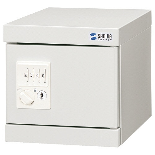 サンワサプライ　小型ロッカー　幅２００×奥行３００×高さ２００ｍｍ　ホワイト　ＰＬＫ－ＰＳ２００Ｗ　１台1