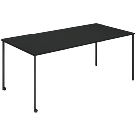 コクヨ　Ａｎｙ（エニー）　テーブル　角形　幅１８００×奥行９００×高さ７２０ｍｍ　ブラック　ＴＡＮ－ＭＫ１８０９Ｍ１－６Ａ６Ａ１　１台