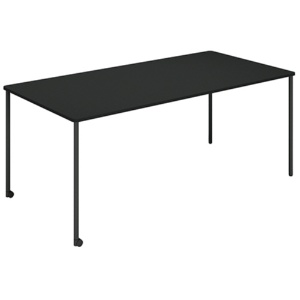 コクヨ　Ａｎｙ（エニー）　テーブル　角形　幅１８００×奥行９００×高さ７２０ｍｍ　ブラック　ＴＡＮ－ＭＫ１８０９Ｍ１－６Ａ６Ａ１　１台1