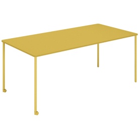 コクヨ　Ａｎｙ（エニー）　テーブル　角形　幅１８００×奥行９００×高さ７２０ｍｍ　オリーブイエロー　ＴＡＮ－ＭＫ１８０９Ｍ１－１Ｓ１Ｓ１　１台