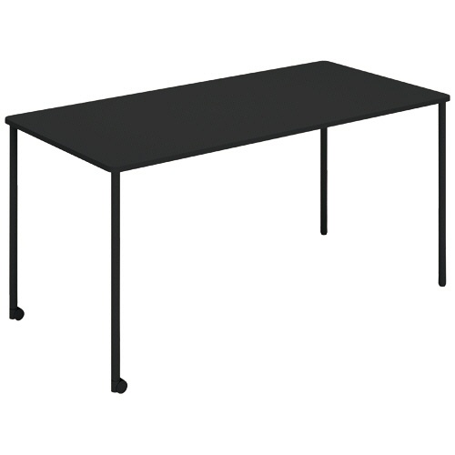 コクヨ　Ａｎｙ（エニー）　テーブル　角形　幅１５００×奥行７５０×高さ７２０ｍｍ　ブラック　ＴＡＮ－ＭＫ１５０７Ｍ１－６Ａ６Ａ１　１台1