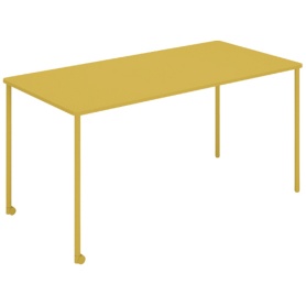 コクヨ　Ａｎｙ（エニー）　テーブル　角形　幅１５００×奥行７５０×高さ７２０ｍｍ　オリーブイエロー　ＴＡＮ－ＭＫ１５０７Ｍ１－１Ｓ１Ｓ１　１台
