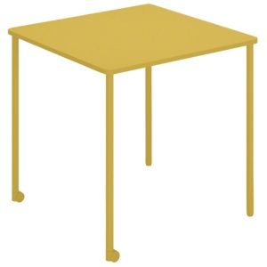 コクヨ　Ａｎｙ（エニー）　テーブル　正方形　幅７５０×奥行７５０×高さ７２０ｍｍ　オリーブイエロー　ＴＡＮ－ＭＳ０７０７Ｍ１－１Ｓ１Ｓ１　１台1