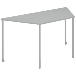 コクヨ　Ａｎｙ（エニー）　テーブル　台形　幅１４６０×奥行６５０×高さ７２０ｍｍ　ライトグレー　ＴＡＮ－ＭＺ１５０６Ｍ１－２Ａ２Ａ１　１台1
