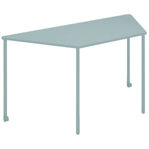 コクヨ　Ａｎｙ（エニー）　テーブル　台形　幅１４６０×奥行６５０×高さ７２０ｍｍ　アッシュターコイズ　ＴＡＮ－ＭＺ１５０６Ｍ１－３９３９１　１台1