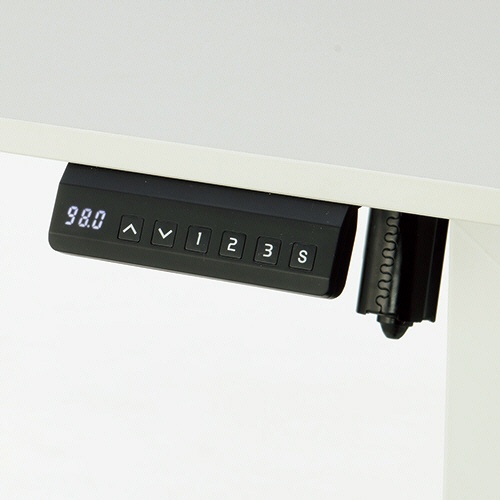 アスカ　電動昇降デスク　メモリー付　幅１２００ｍｍ　天板：木目　脚：黒　ＥＤＫ１２ＢＫ　１台3