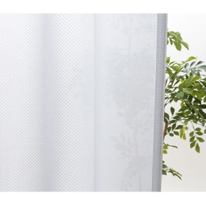 ユニベール　レースカーテン　サーブル　幅１０００×長さ１０３０ｍｍ　ホワイト　１パック（２枚）4