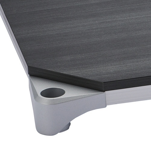 エレクター　ベーシックシリーズ　ウッドシェルフ　棚板用　幅９００×奥行４５０ｍｍ　シルバーフレーム　ブラックウッド　Ｂ１８３６ＭＢＳ１　１枚2