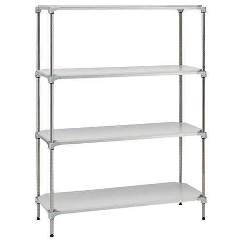 エレクター ウッドシェルフ W1200×D450 ウォールナット 1枚 エレクターのスチールラック｜ベーシックシリーズ ウッド