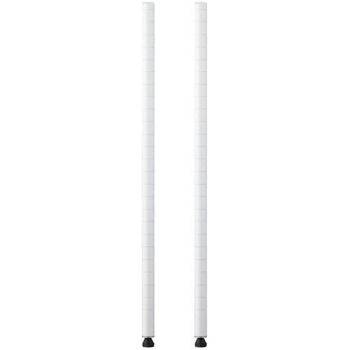 エレクター　ベーシックシリーズ　ポール　高さ１９００ｍｍ　ホワイト　Ｂ７４ＰＷ２　１セット（２本）1