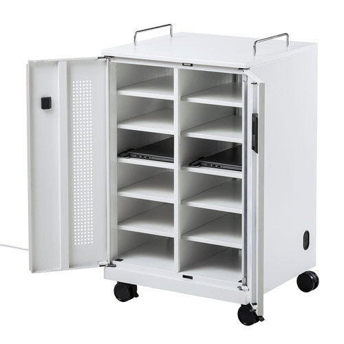 サンワサプライ　ノートパソコン収納キャビネット　１２台収納　ホワイト　ＣＡＩ－ＣＡＢ１０４Ｗ　１台9