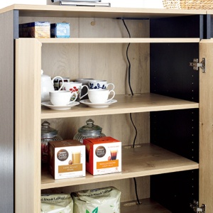 エランサ　木製カフェカウンター　収納タイプ　（組立設置込）　ＣＦＫ－０８ＣＢ　１台5