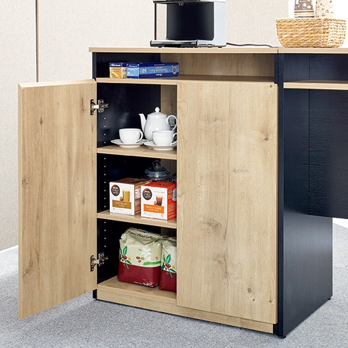 エランサ　木製カフェカウンター　収納タイプ　（組立設置込）　ＣＦＫ－０８ＣＢ　１台6