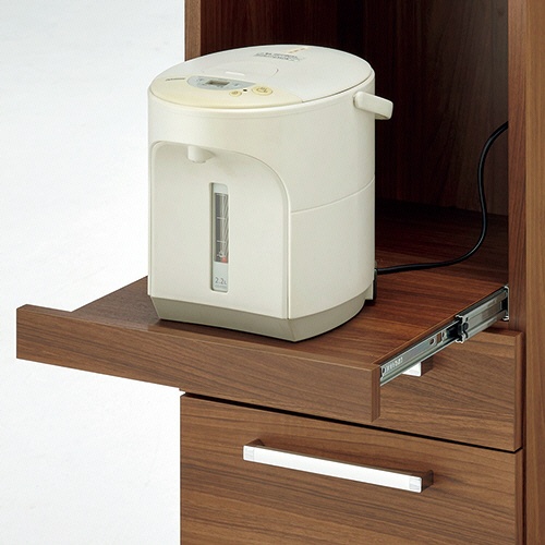パモウナ　食器棚　ＹＣシリーズ　ウォールナット　ＹＣ－Ｓ４００Ｒ　１台3