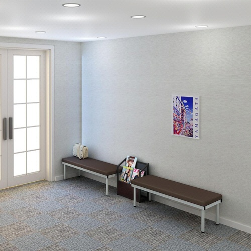 ＡＫＩＲＡ　マガジンラック　２段　ダークブラウン木目前板　ブラック本体　ＭＲ２２－４８２２－ＢＫＤＢ　１台2