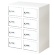 ネットフォース　Ｎｓａｆｅ（エヌセーフ）　貴重品ロッカー　８人用　２列４段　ダイヤル錠　ホワイト　ＮＳＡＦＥ－２４－ＴＷ－ＷＨ　１台1