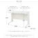 ネットフォース　ＮＵＴＳ（ナッツ）　平机　幅１０００×奥行７００×高さ７００ｍｍ　本体・天板：ホワイト　ＬＨＤ－１０７－ＴＷ－ＷＨ－ＷＨ　１台2