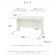 ネットフォース　ＮＵＴＳ（ナッツ）　平机　幅１２００×奥行７００×高さ７００ｍｍ　本体：ホワイト　天板：ダークブラウン　ＬＨＤ－１２７－ＴＷ－ＷＨ－ＤＢＲ　１台2