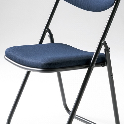 サンケイ　ＳＣＦ２０シリーズ　折りたたみチェア　スチールパイプ　厚張り　ネイビー　ＳＣＦ２０－ＭＹＤ－ＮＶ－１　１脚3