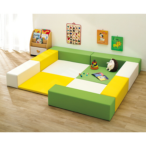 GENTEMSTICK マンタレイ154 マットホワイト たのめーる】アーバン キッズマット マット 幅900×奥行900×高さ