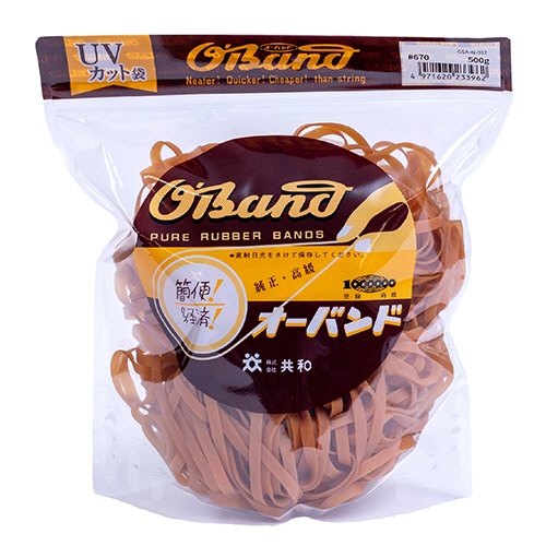 共和　オーバンド　＃６７０　内径１６５ｍｍ　５００ｇ入　透明袋　ＧＳＡ－Ｎ－０１２　１袋1