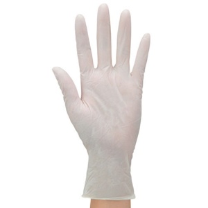 エステー　モデルローブ　Ｎｏ．９８１　ニトリル使いきり手袋（粉付）　ＬＬ　ホワイト　１箱（１００枚）2