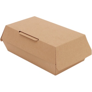 シモジマ　ＨＥＩＫＯ　食品箱　ネオクラフト　ランチボックス　Ｍ　＃００４２４８００９　１パック（２０枚）2
